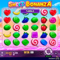 Romibet - Sweet Bonanza Online Slot - Szorzók és tumble funkció
